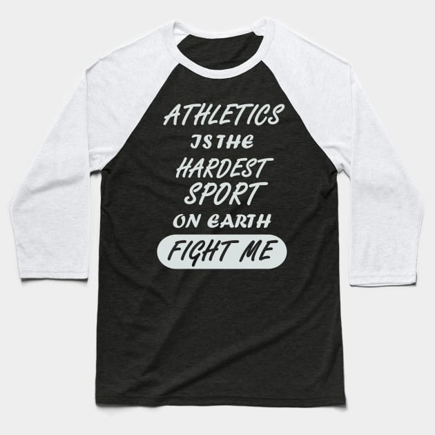 Fitness Athletes Triathlete Sport Running Cycling Racing Baseball T-Shirt by FindYourFavouriteDesign